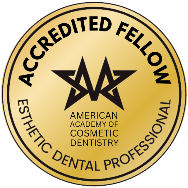 American Academy of Cosmetic Dentistry - Accredited Fellow - Esthetic Dental Professional